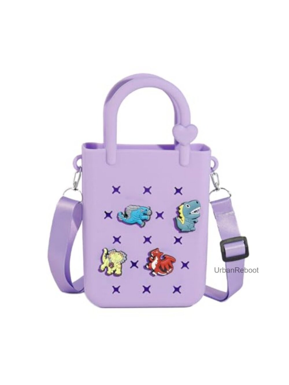 Silicone Toddler Tote Bag Adjustable Strap DIY Purse Kids Girls